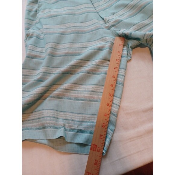 American Rag swim trunks board shorts mens 34 blue stripe surf beach active - Picture 7 of 8